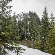 Storm King Mountain 4750 in South Cascades by Mineral / 暴風王山