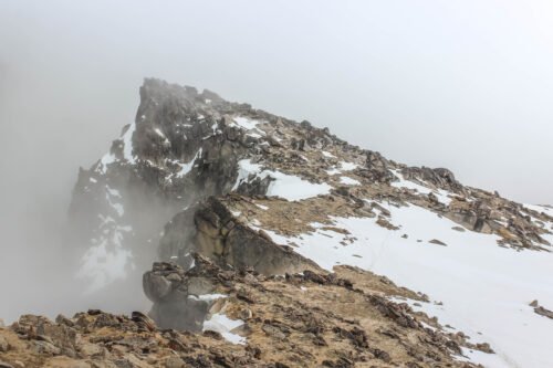 Colchuck Peak false summit